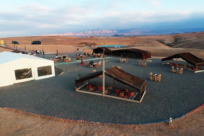 Magical Dinner Experience & Sunset Camel Ride in Marrakech Desert - Tea, pastries, and a campfire welcome