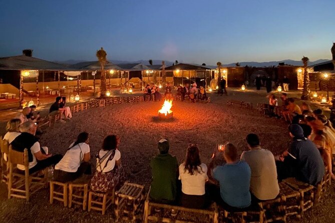 Magical dinner, sunset, music and fire show in Agafay desert - Key points to know before booking