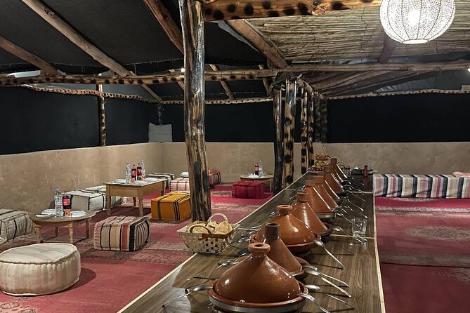 Magical dinner, sunset, music and fire show in Agafay desert - Who will enjoy this Agafay evening most