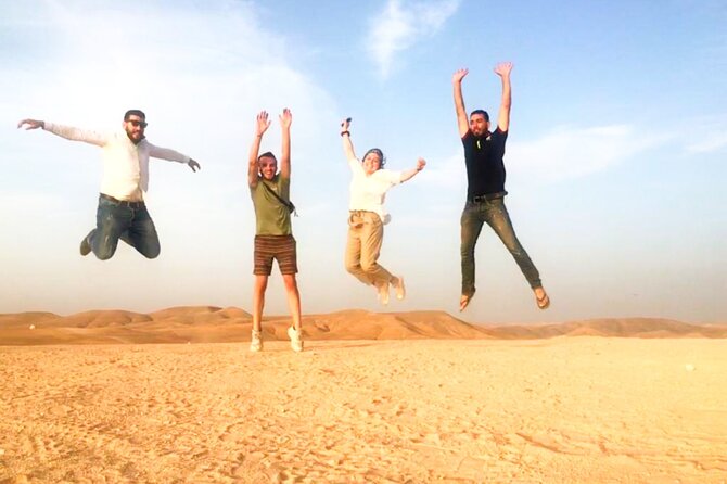 Magical Evening in the Agafay Desert: Dinner, Shows & Adventures - Sunset, dinner, and mint tea at the camp