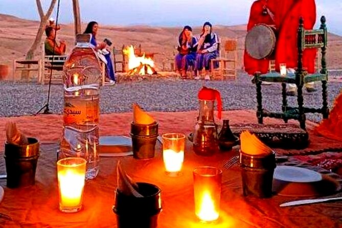 Marical dinner and camel ride at sunset in Desert of Marrakech - Cancellation and booking judgment
