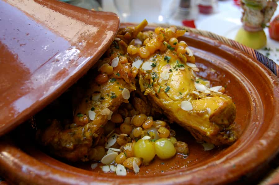 Marrakech: 3-Hour Open-Air Moroccan Cooking Course - Mint tea, spices, and a look at the menu