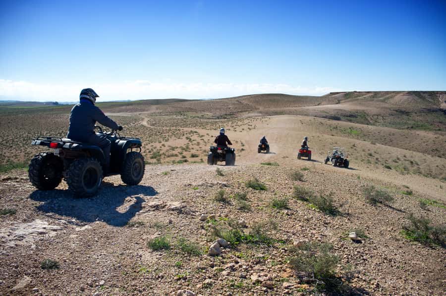 Marrakech: 3-Hour Quad Bike Adventure - Riding through palm groves and dirt tracks