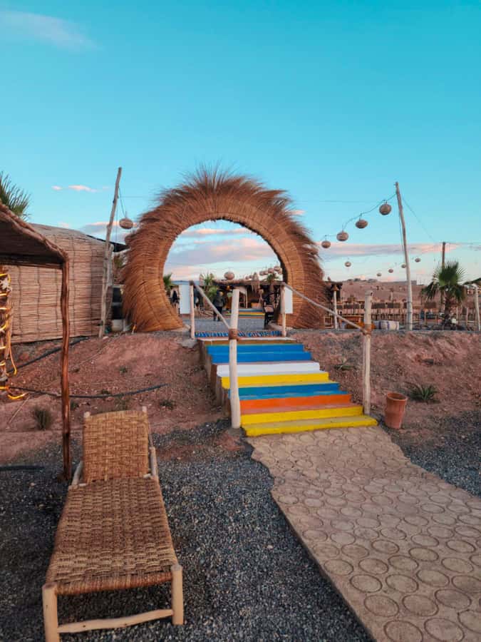 Marrakech: Agafay Camel Ride & Dinner with Fire Show Tour - A gentle 20-minute camel ride at sunset