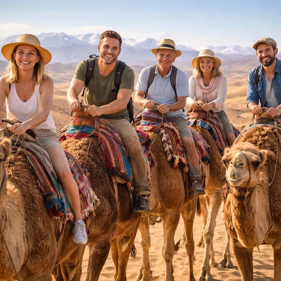 Marrakech: Agafay Desert Camel Ride & Quad with Dinner Show - The argan cooperative adds a useful cultural pause