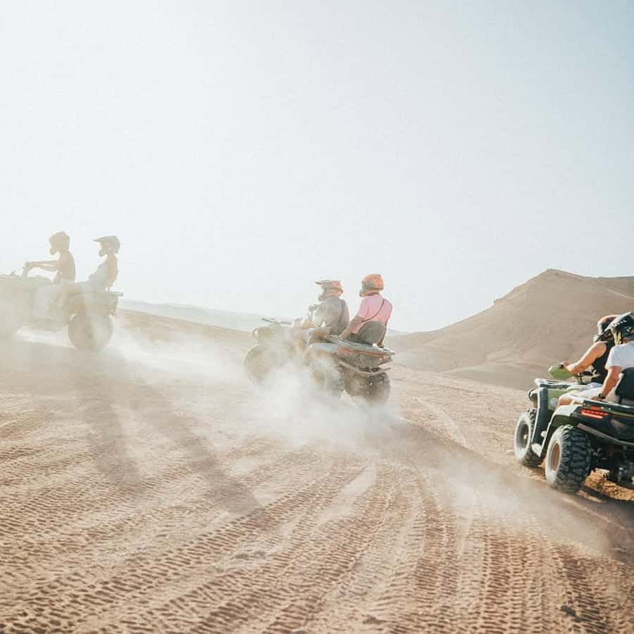 Marrakech: Agafay Desert Camel Ride & Quad with Dinner Show - Moroccan dinner under an Amazigh tent