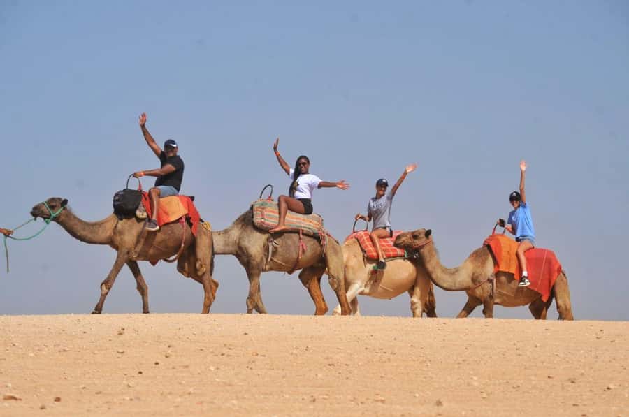Marrakech Agafay desert: Camel Ride, Sunset, Dinner show - Leaving Marrakech for Agafay’s Rocky Desert