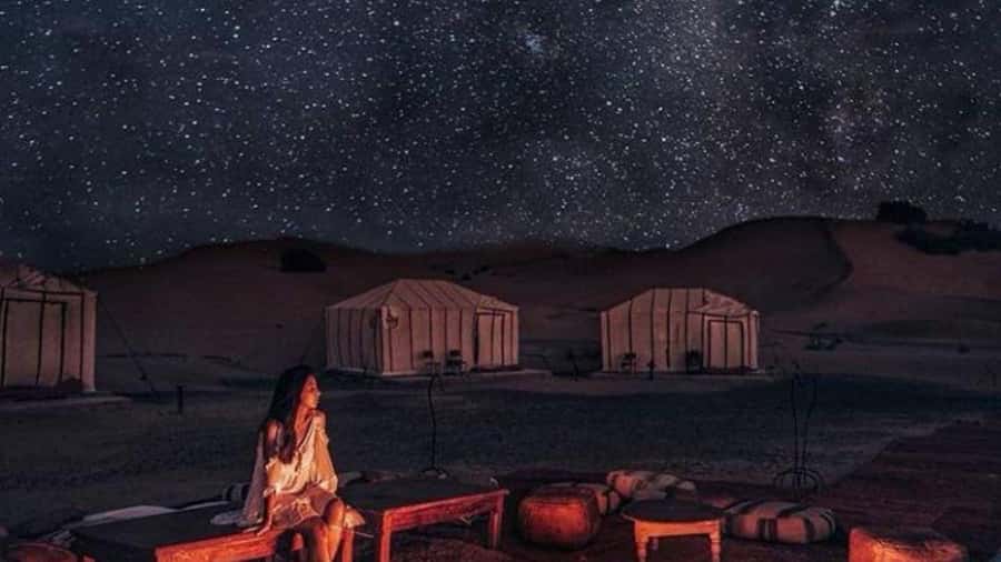 Marrakech Agafay desert: Camel Ride, Sunset, Dinner show - The Fire Show Finale