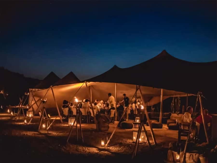 Marrakech: Agafay Desert Camel Ride with Dinner & Show - Leaving Marrakech for the Agafay Desert