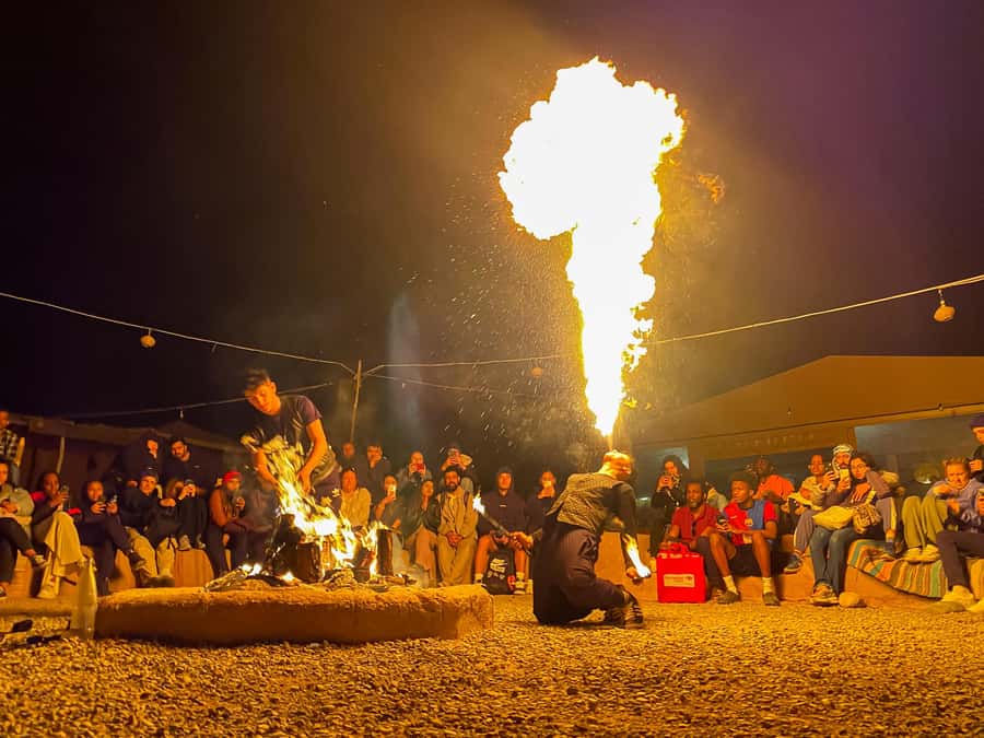 Marrakech: Agafay Desert Camel Ride with Dinner & Show - A 20-minute camel ride at sunset