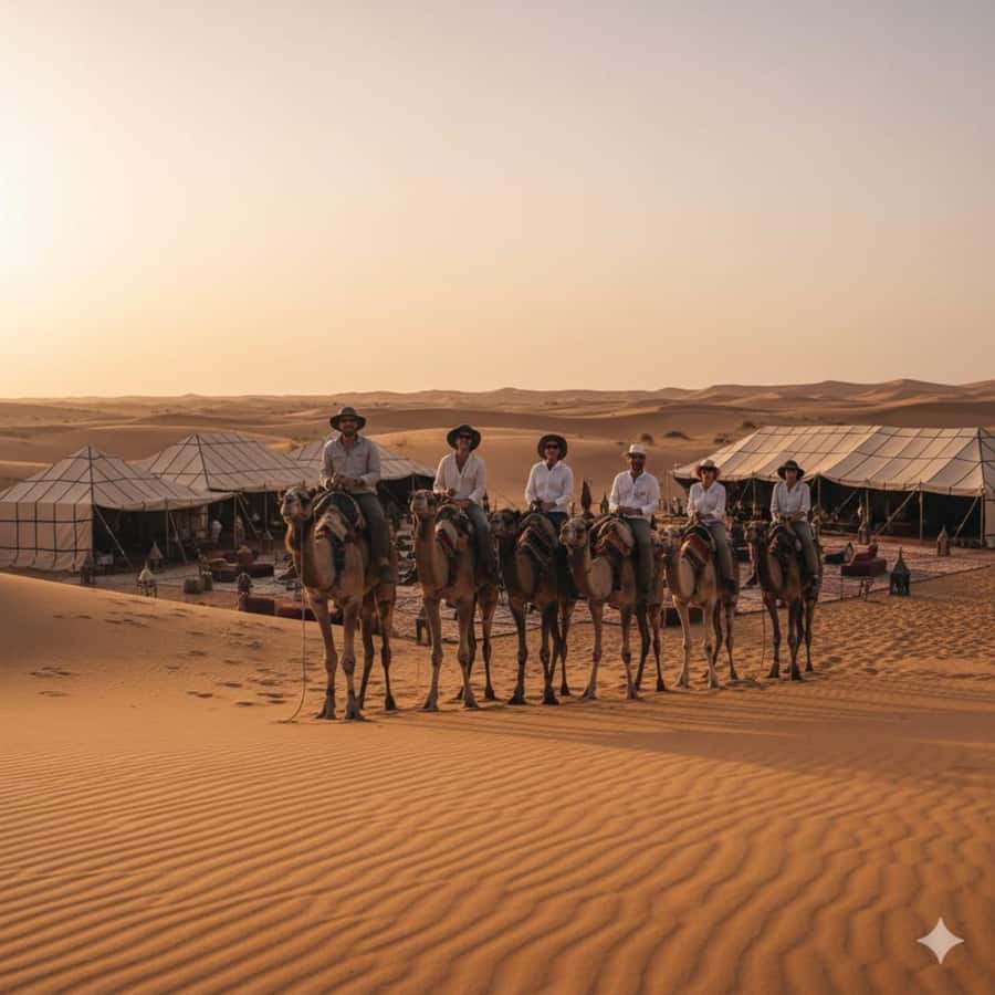 Marrakech: Agafay desert camel ride with dinner & spectacle - What the $37 price really covers