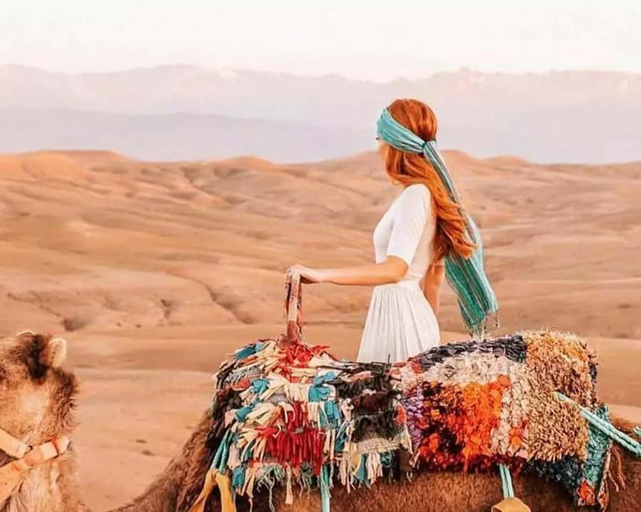 Marrakech: Agafay Desert Camel Rides, Dinner and Fire Show - Seeing argan oil made by hand