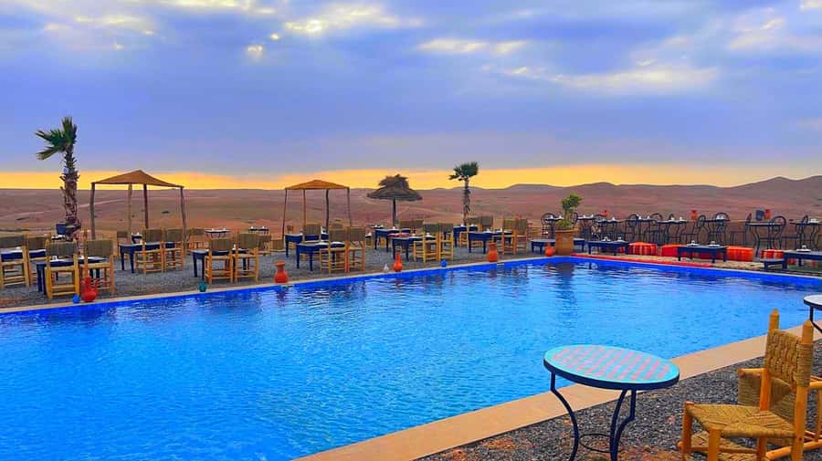 Marrakech: Agafay Desert Camp Lunch with Camel Ride and Pool - Leaving Marrakech for the Agafay Desert