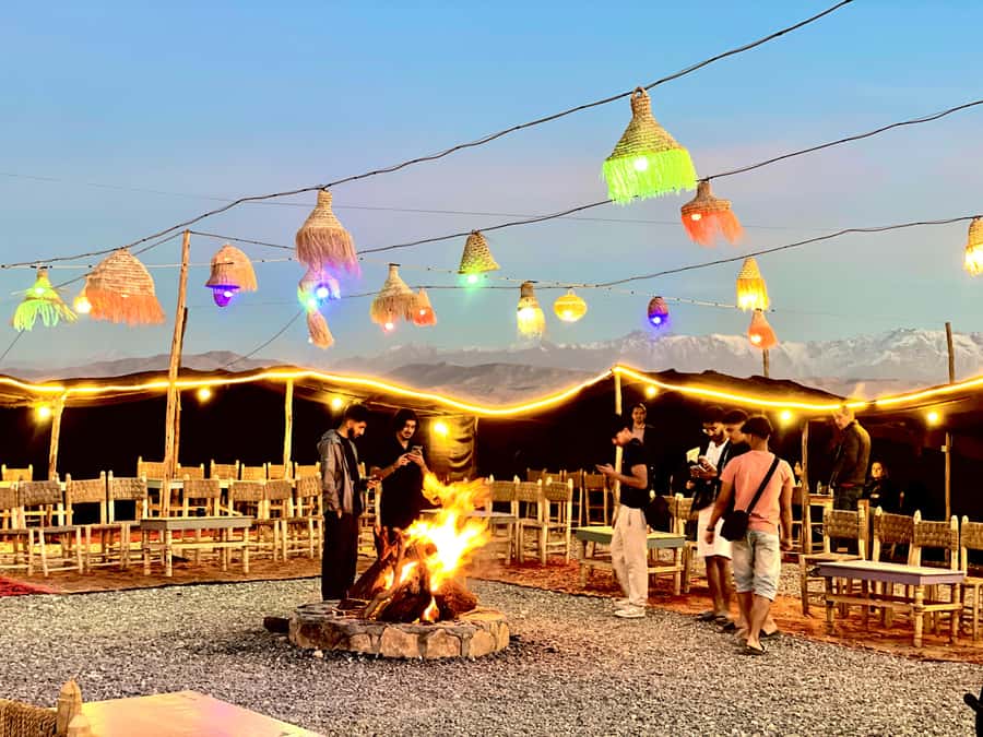 Marrakech: Agafay Desert Dinner, Camel Ride, & Show - Transport, pickup, and the extra-fee rule