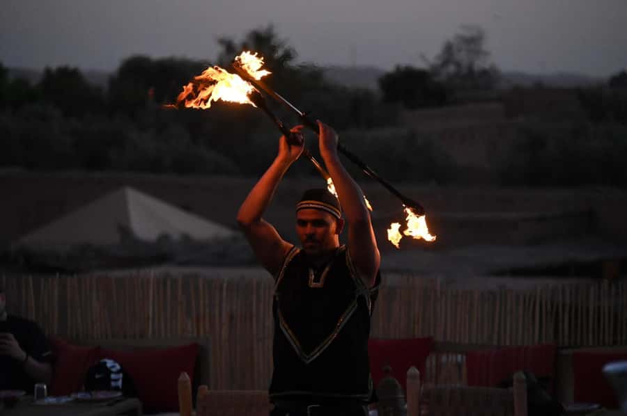 Marrakech: Agafay Desert Dinner Show with Quad Bike & Camel - Quad biking across the desert terrain