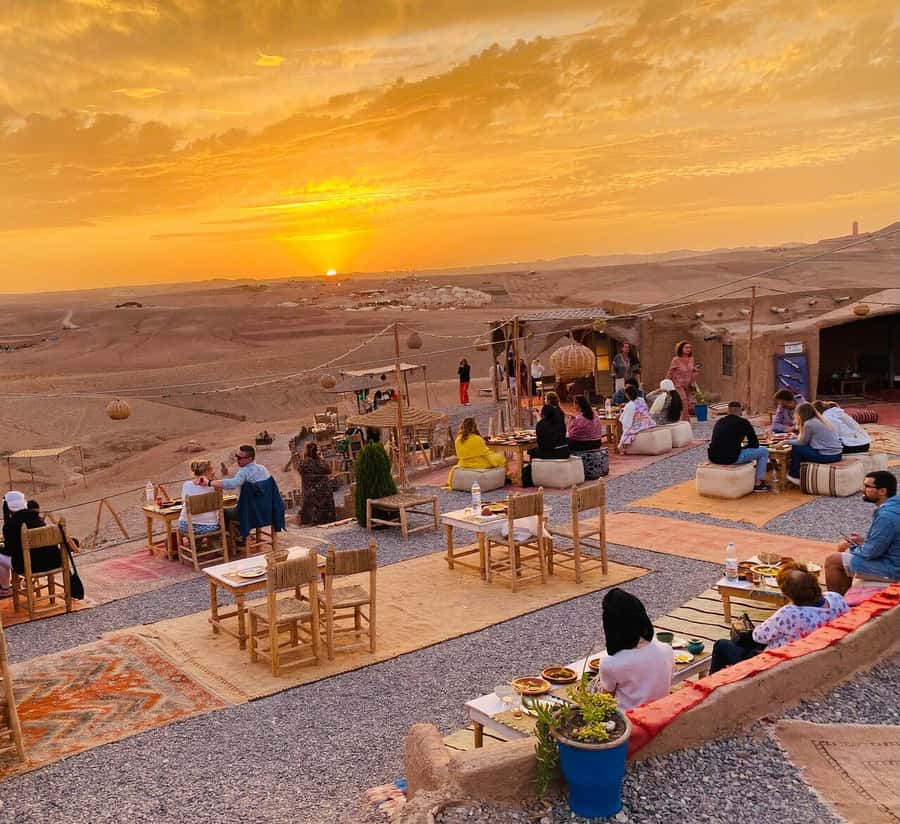 Marrakech: Agafay Desert Dinner Show with Sunset Camel Ride - Key points at a glance