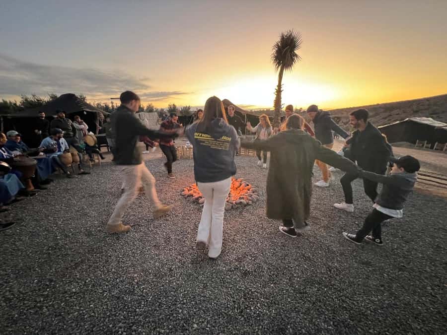Marrakech: Agafay Desert Dinner Show with Sunset Camel Ride - A Moroccan dinner with familiar, filling dishes