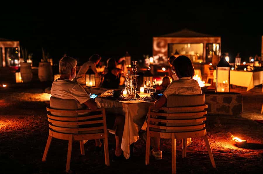 Marrakech: Agafay Desert Dinner Show with Sunset Camel Ride - What the guides add to the evening