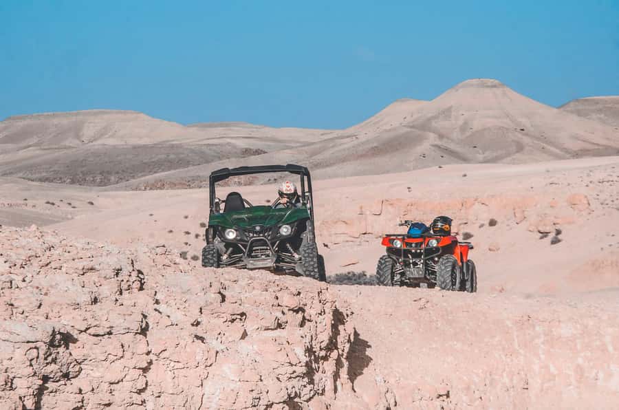 Marrakech: Agafay Desert Dune Buggy Tour - The Atlas Mountain photo stop