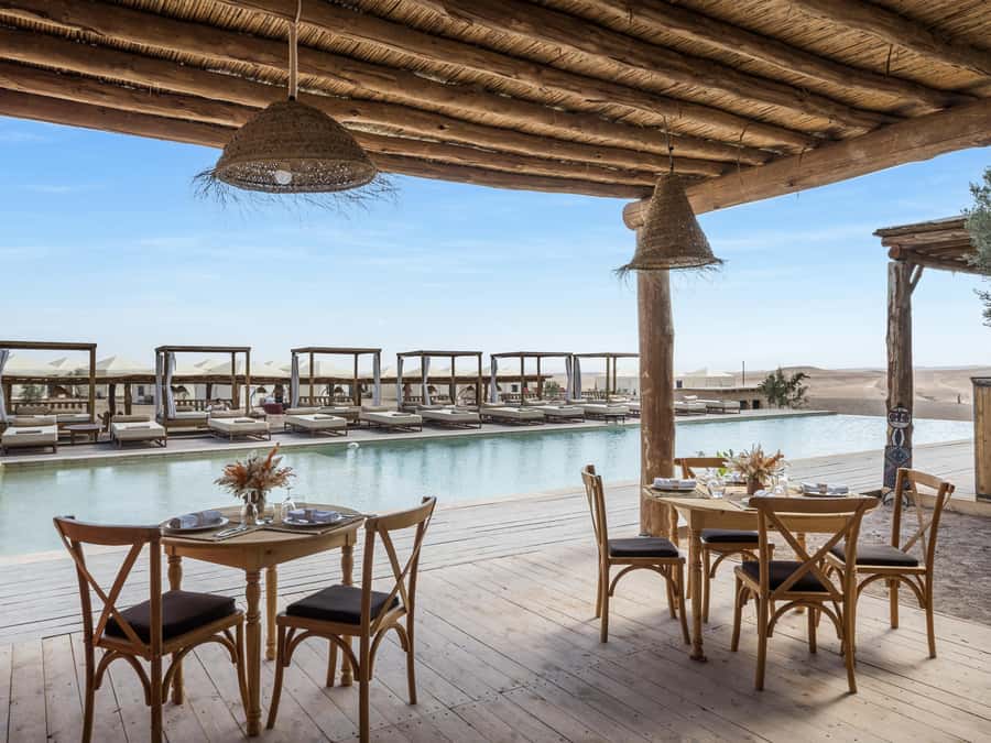 Marrakech: Agafay Desert Inara Camp Pool Day Pass with Lunch - Optional Desert Activities After Lunch