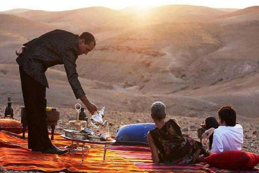 Marrakech: Agafay Desert, Lunch, Camel Ride, & Swimming Pool - Lunch brings the group together