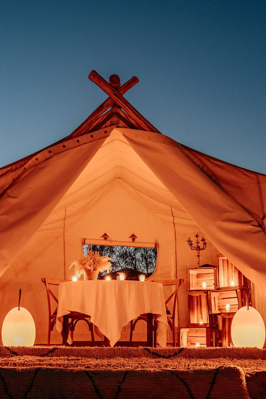 Marrakech: Agafay Desert Private Dinner w/ Music & Fire Show - Comfort, service, and the practical side