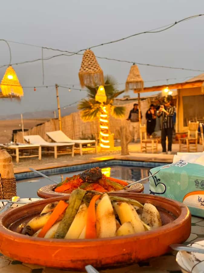 Marrakech: Agafay Desert Quad Biking, Camel Ride Fire Show - Quad biking as the sun goes down
