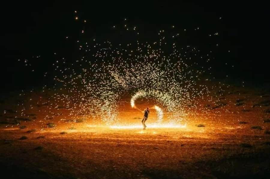 Marrakech: Agafay Desert Quad Biking, Camel Ride Fire Show - Sunset views and photo stops