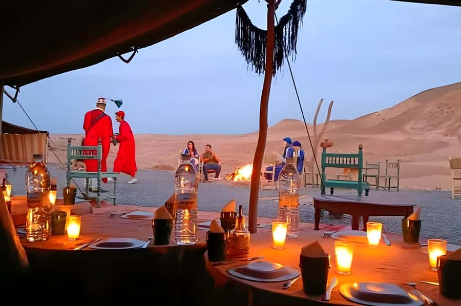 Marrakech: Agafay Desert Quad Biking, Camel Ride Fire Show - Gnawa music, folk dancing, and the fire show