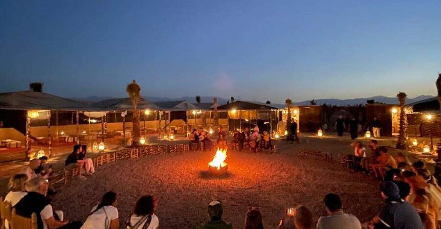 Marrakech: Agafay Desert Quad Biking & Dinner Show - Quad biking across Agafay’s rocky ground