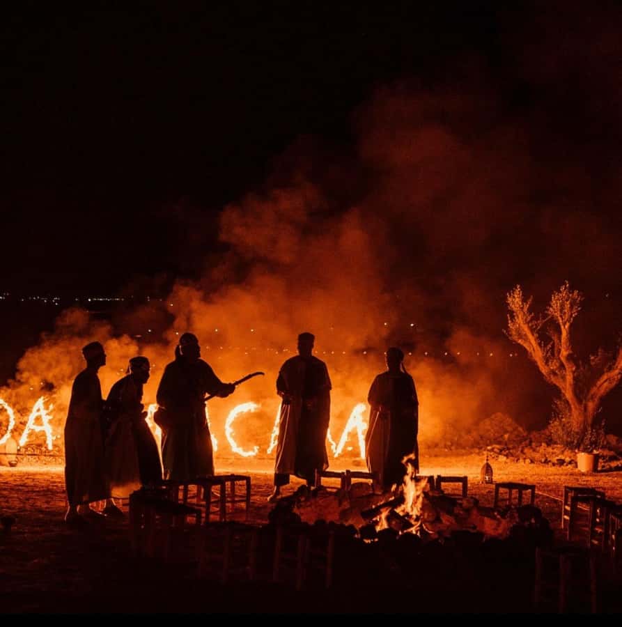 Marrakech: Agafay Desert Quad, Camel Ride & Dinner Show - Dinner under lanterns and desert stars