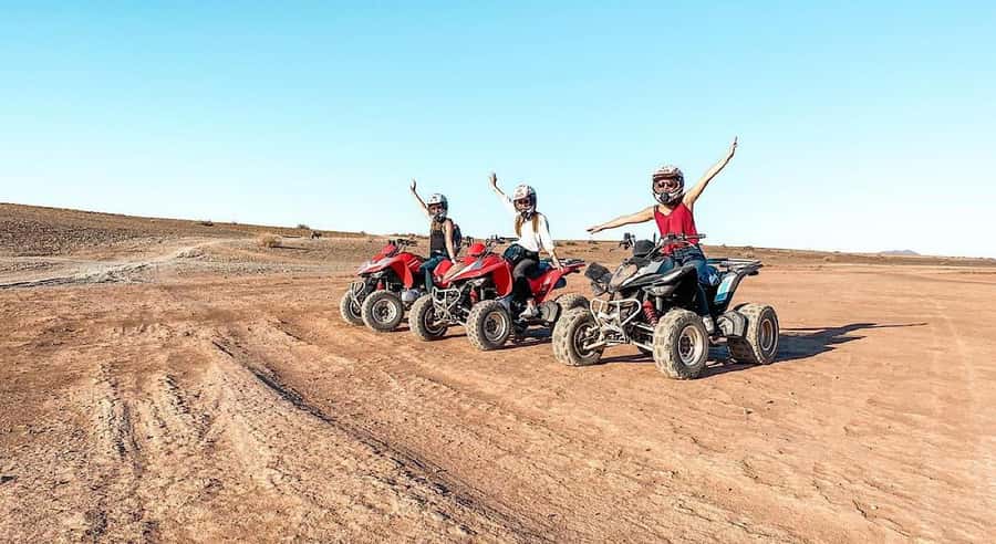 Marrakech: Agafay Desert Quad Camel Rides, Pool, Dinner Show - Guides Who Shape the Evening