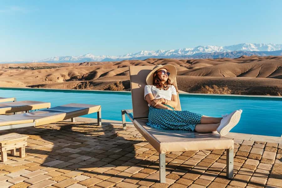 Marrakech: Agafay Desert Retreat, Tent, Dinner, Show & Pool - Pools, views, and the value of arriving early
