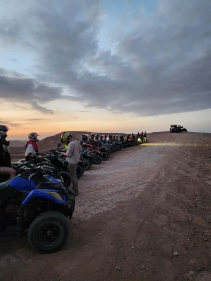 Marrakech: Agafay Desert Sunset Camel Ride, Quad & Dinner - Pool Time at the Berber Camp