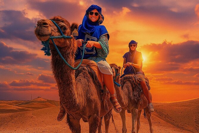 Marrakech Agafay Desert Sunset: Camel Ride & Traditional Dinner - Tagine, couscous, tea, and a simple evening meal