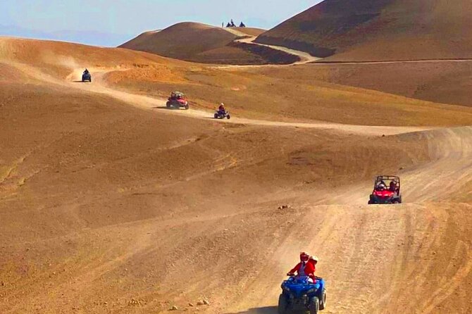 Marrakech: Agafay Desert Tour ,Camel Ride&quad bike and Dinner - A Short Camel Ride at Sunset