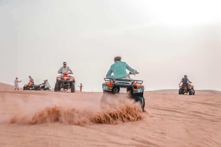 Marrakech: Agafay Desert Tour Quad bike & Dinner fire show - Leaving Marrakech for Agafay