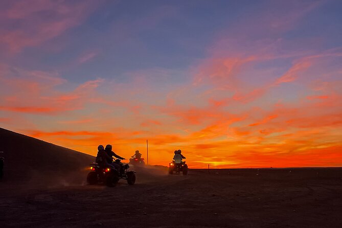 Marrakech: Agafay Quad Tour with Camel Ride, Dinner & Show - Sunset over the Atlas Mountains