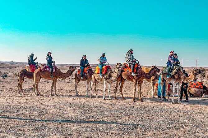 Marrakech Agfay Desert Camel Ride and Dinner Show - Moroccan tea, old mud houses, and a pause before sunset