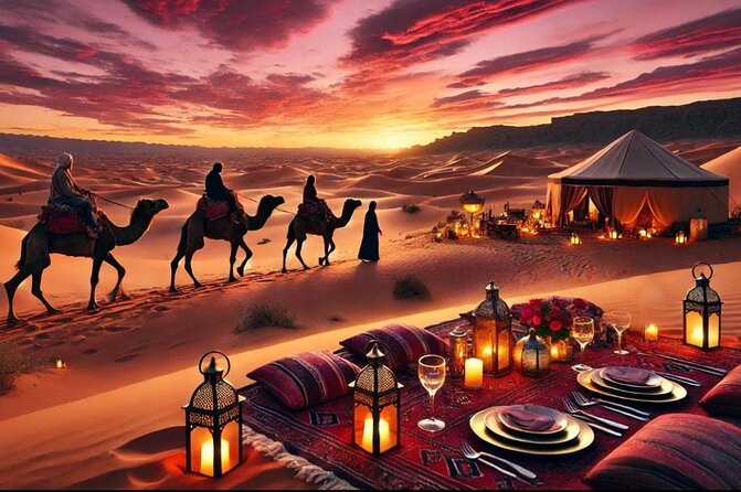 Marrakech Agfay Desert Camel Ride and Dinner Show - Berber music, dancing, and the fire performance
