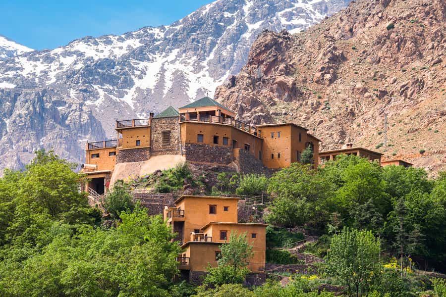 Marrakech: Atlas Mountains & Agafay Desert Tour w Camel Ride - Entering Imlil and walking among Berber villages