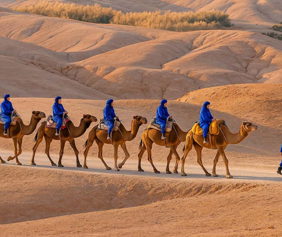 Marrakech: Atlas Mountains & Agafay Desert Tour w Camel Ride - A short camel or horse ride in the Agafay Desert