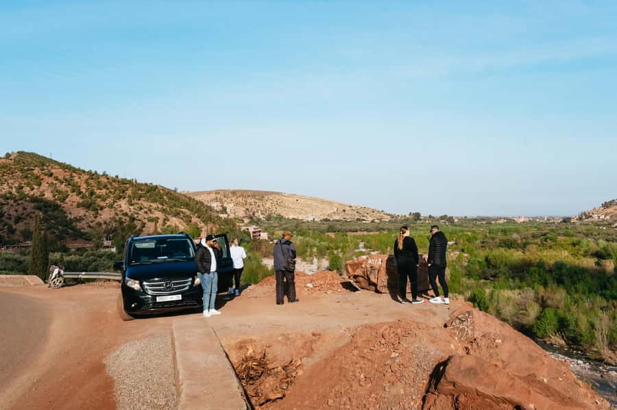 Marrakech: Atlas Mountains and 5 Valleys Day Tour with Lunch - Asni Valley, orchards, and Mount Toubkal views