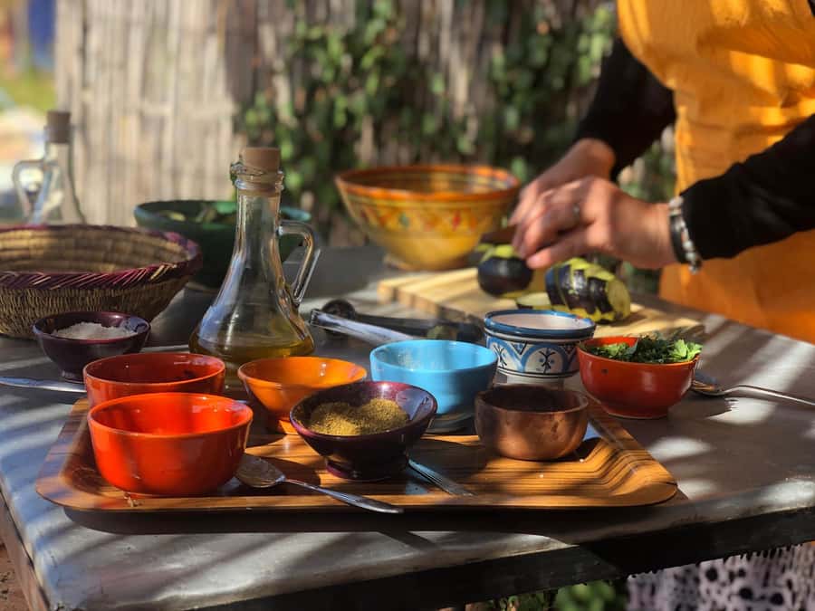 Marrakech: Atlas Mountains Cooking Class with Berber Family - Lunch on the terrace