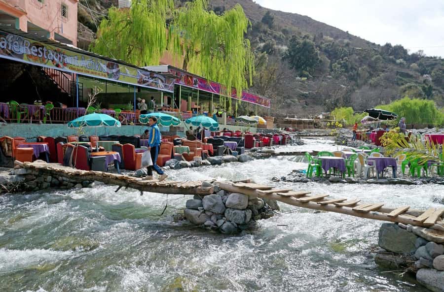 Marrakech:Atlas Mountains, Ourika Valley Day Trip,Waterfall - Leaving Marrakech for the Ourika Valley