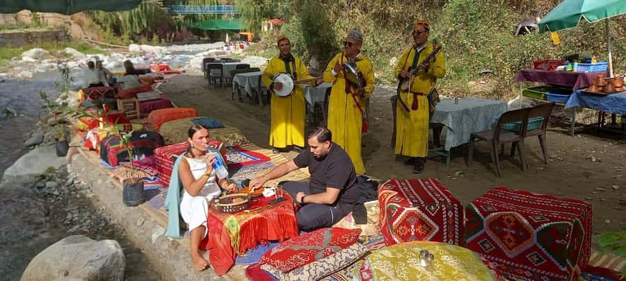 Marrakech:Atlas Mountains, Ourika Valley Day Trip,Waterfall - Lunch beside the river, with important limits