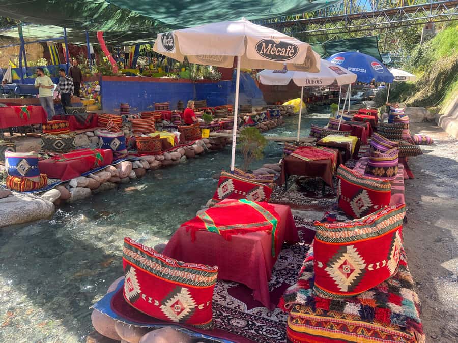 Marrakech: Atlas Mountains, Ourika Valley, Waterfall & Lunch - The Ourika River and the optional lunch