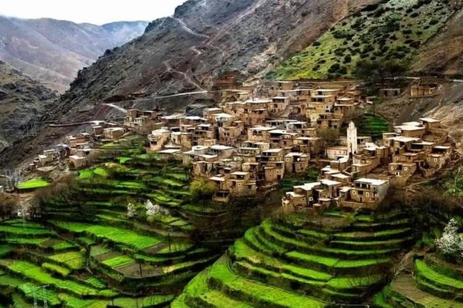 Marrakech: Atlas Mountains & Villages, Waterfalls, Camel Ride - Walking from Imlil to Armed village