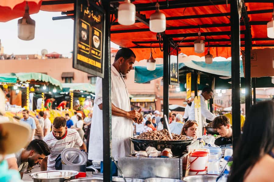 Marrakech: Authentic Moroccan Food Walking Tour & Dinner - Starting outside Poste du Maroc in the Medina