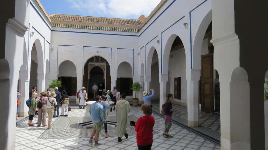 Marrakech: Bahia Palace Guided Tour – Skip-the-Line Access - Walking through the old Mellah